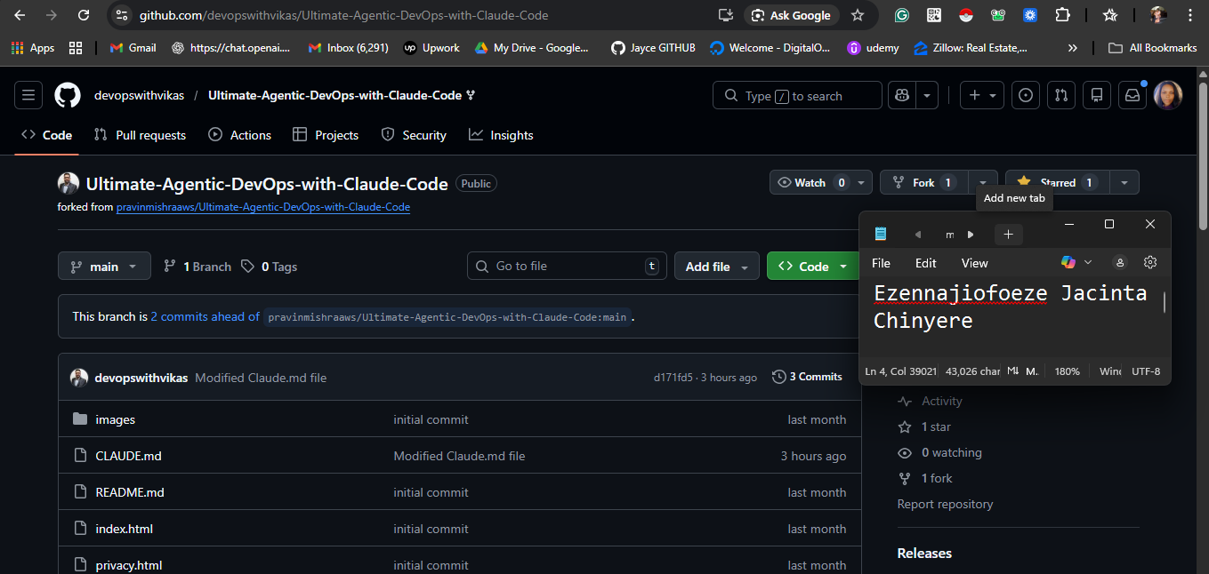 Agentic AI DevOps screenshot 2