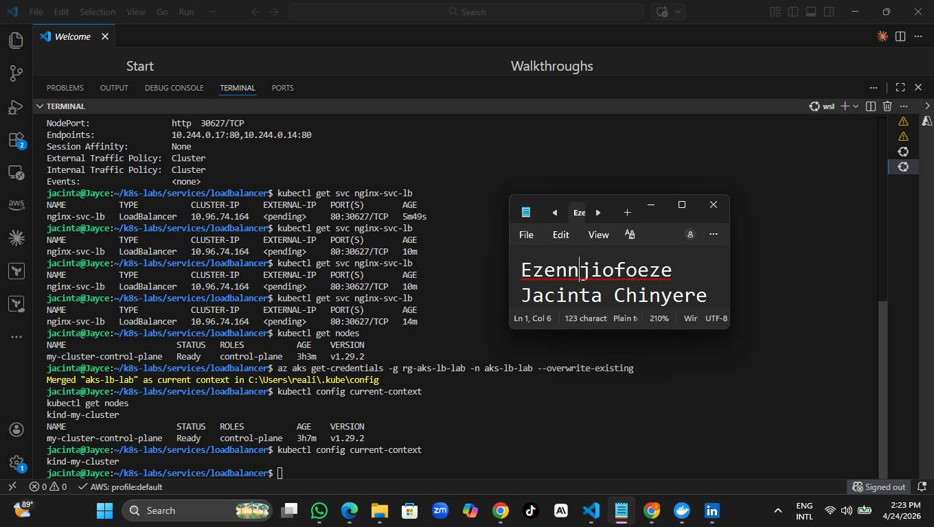 Kubernetes Fundamentals Lab screenshot 1