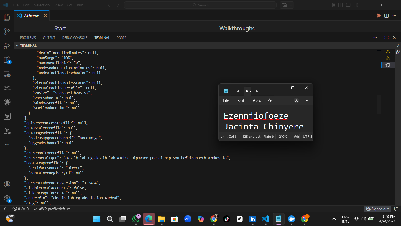 Kubernetes Fundamentals Lab screenshot 2